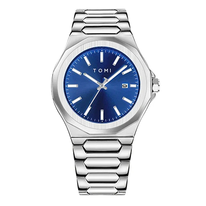 Kit Relógio Masculino Tomi Legacy Azul com 4 Peças