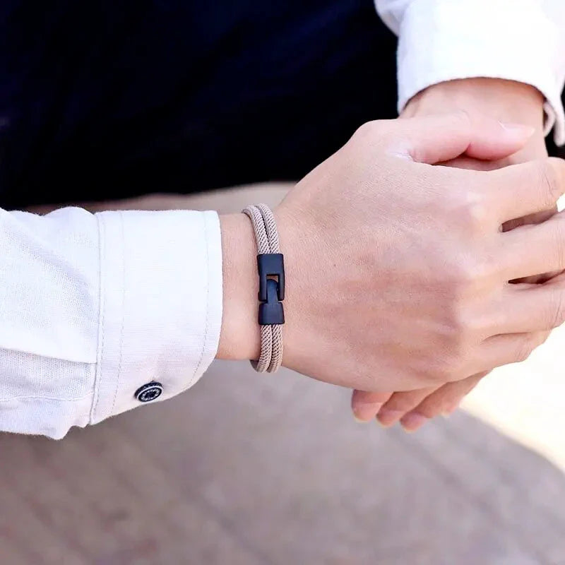 Pulseira Masculina Tomi Milan Marrom