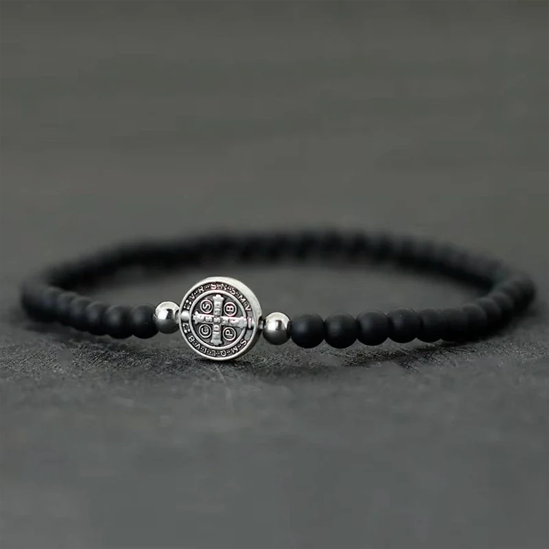 Pulseira Masculina Tomi Onyx Preta