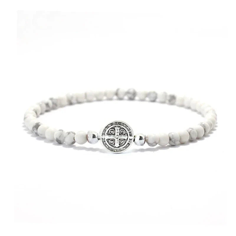 Pulseira Masculina Tomi Onyx Branco