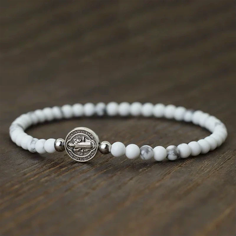 Pulseira Masculina Tomi Onyx Branco