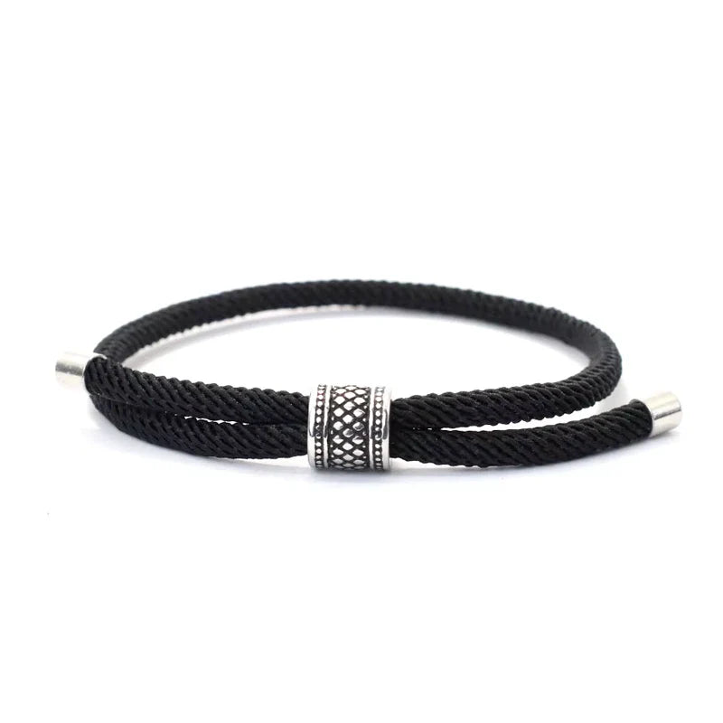 Pulseira Masculina Tomi Viking Preto