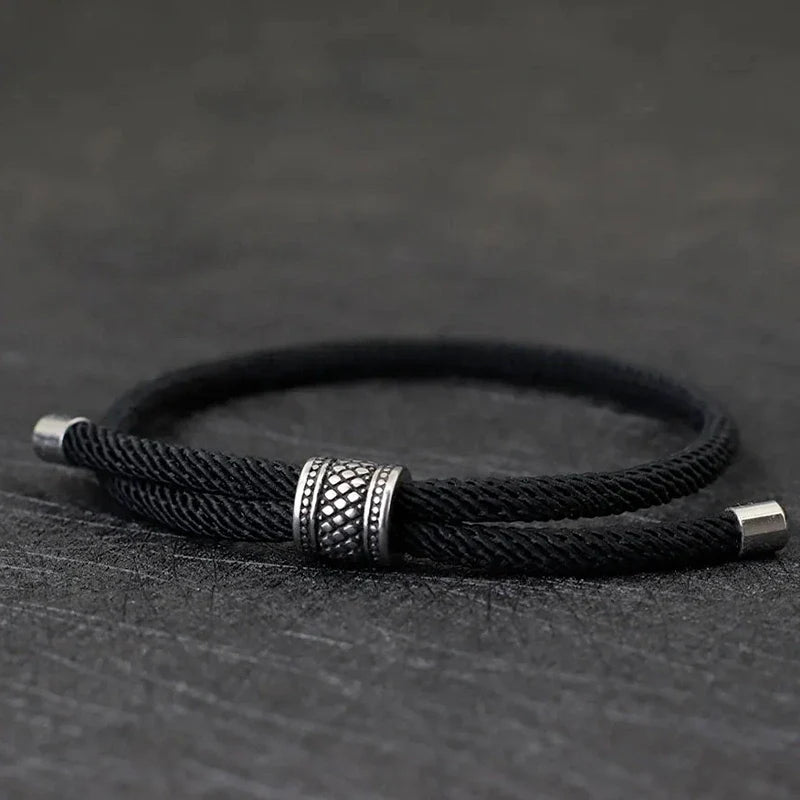 Pulseira Masculina Tomi Viking Preto