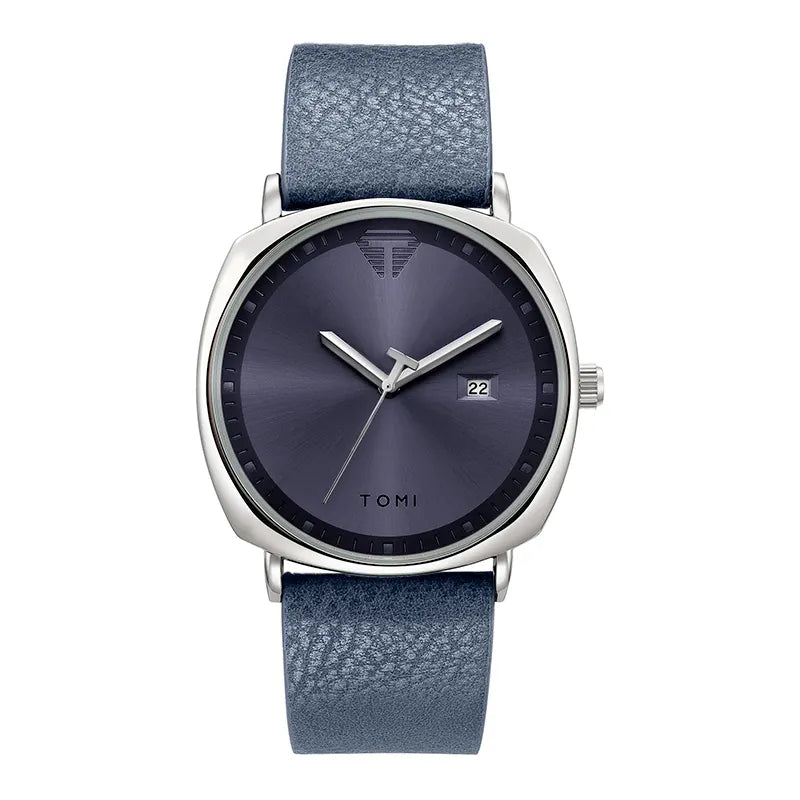 Relógio Minimalista Masculino Tomi Meritus Azul