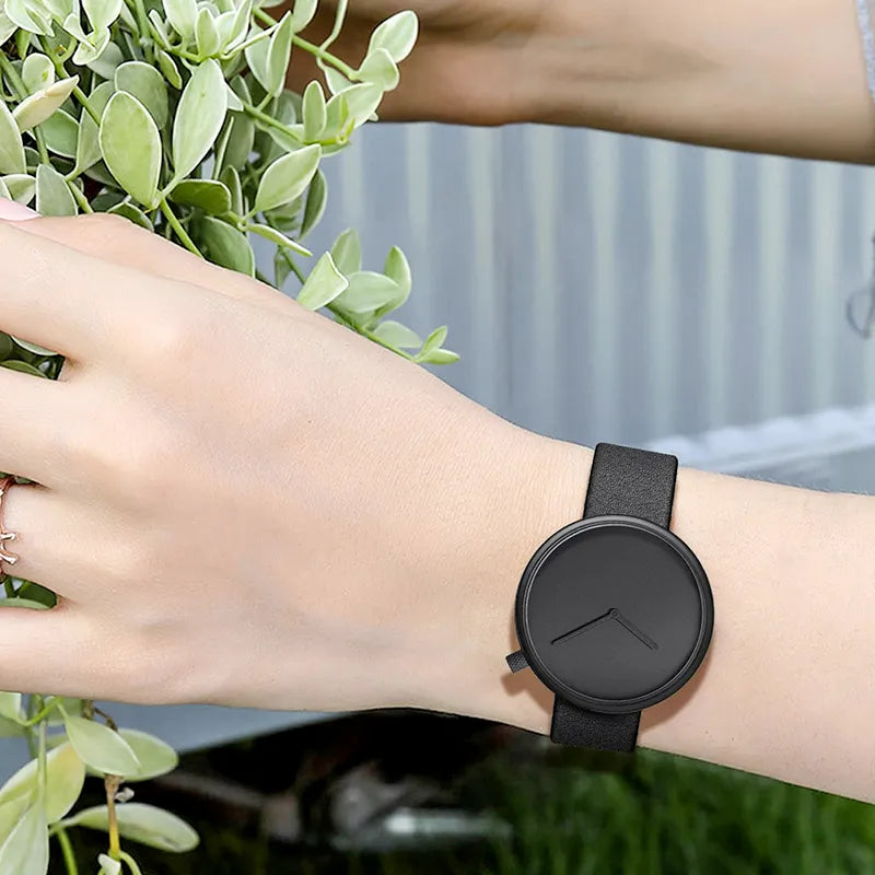 Relógio Minimalista Masculino Tomi Royal Preto