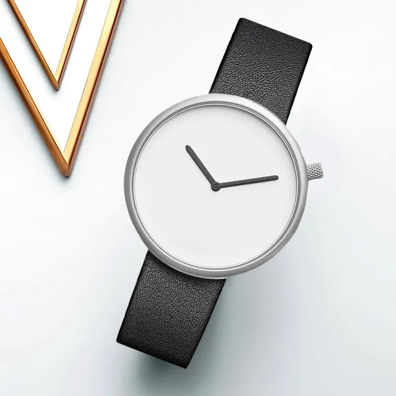 Relógio Minimalista Masculino Tomi Royal Branco