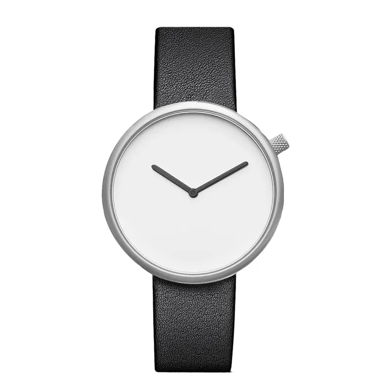 Relógio Minimalista Masculino Tomi Royal Branco