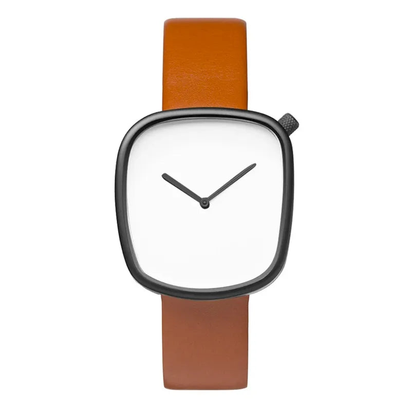 Relógio Minimalista Masculino Tomi Sway Marrom