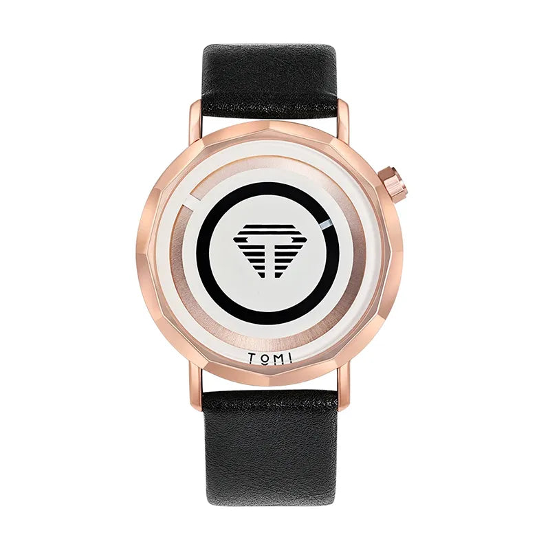 Relógio Minimalista Masculino Tomi Zentro Rose